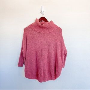 LOFT Cowl Neck Sweater Pink Size XS